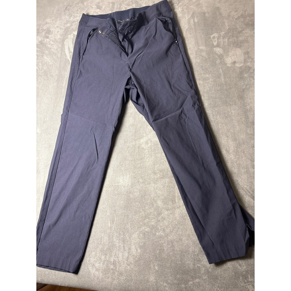 Stretch Straight Leg Business Casual Navy Blue